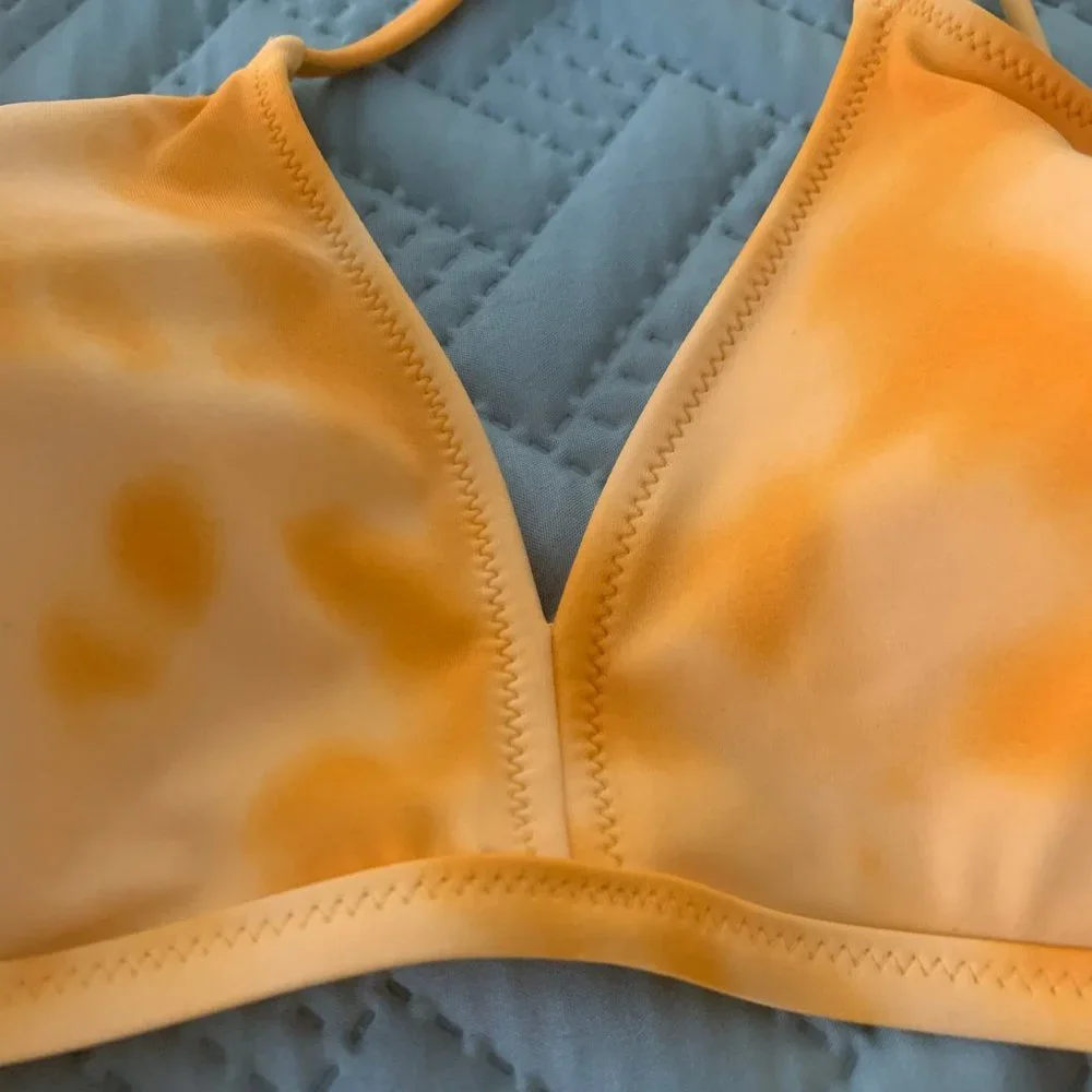 NEW VS PINK Tie Dyed Swim Bikini Top